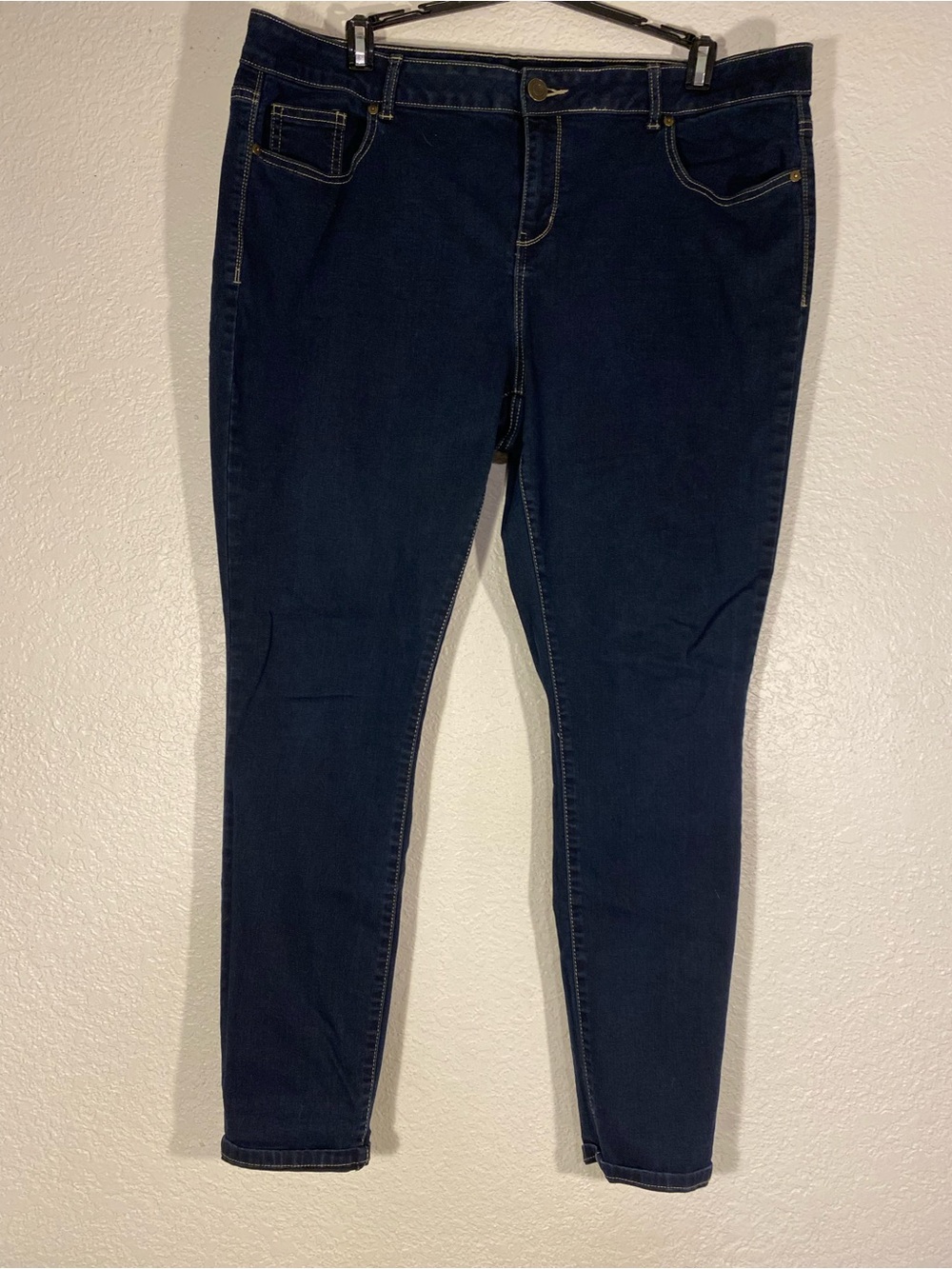 SO Women's Skinny Jeans in Dark Blue